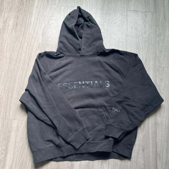 Essentials Fear of God Hoodie - Black - Picture 1 of 7